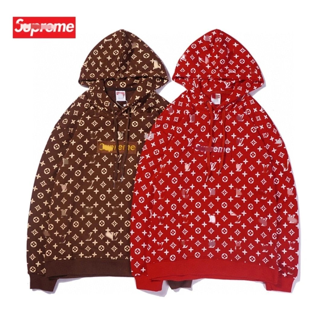 Supreme LV Monogram Hoodies [1