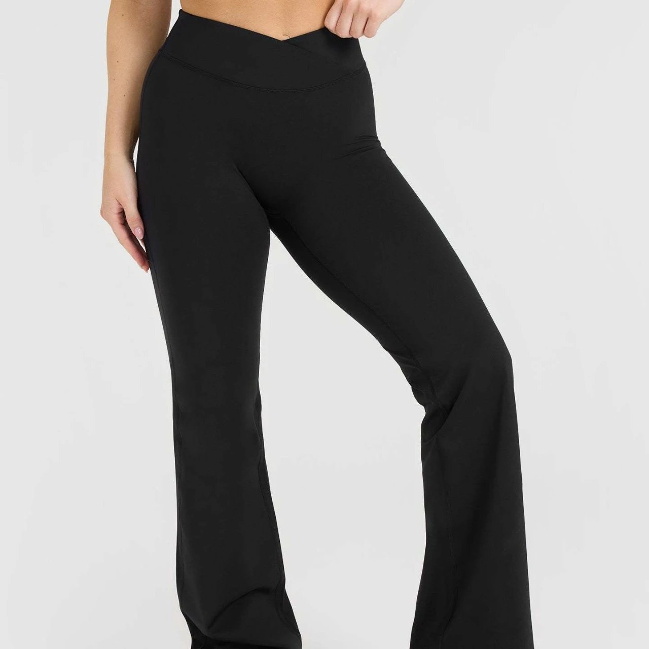 High-Waisted Flared Leggings [