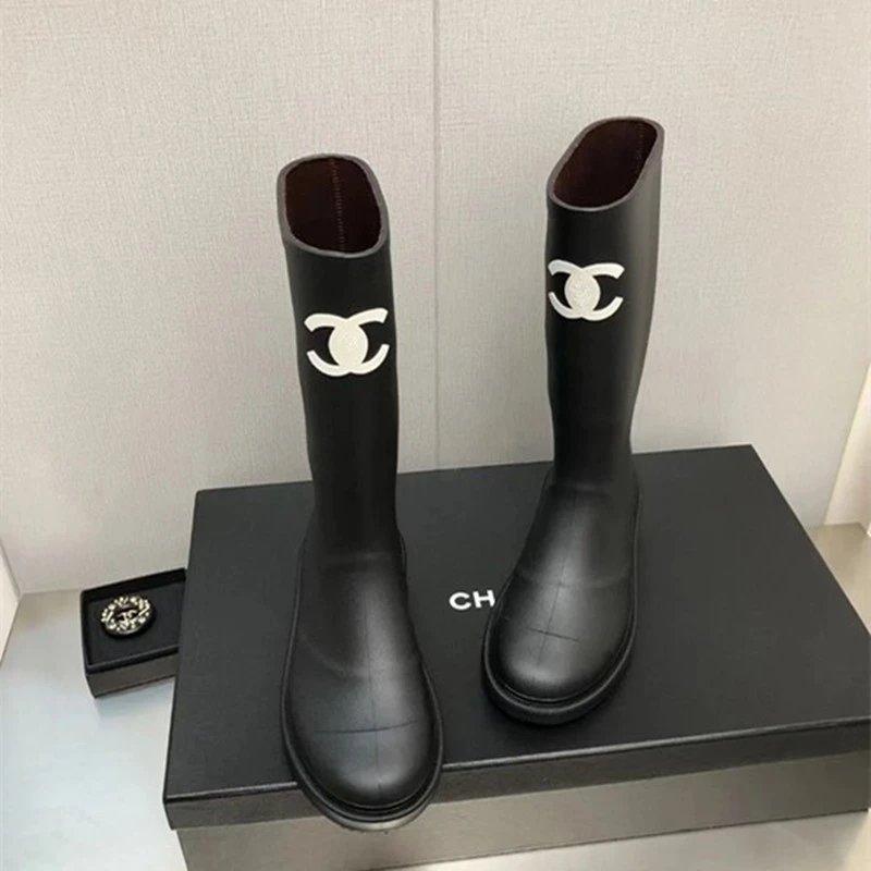 Chanel Rain Boots