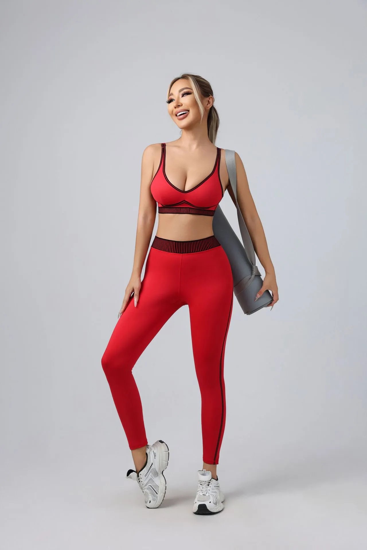 Lululemon Align High-Rise Leggings Navy Activewear Set - 2