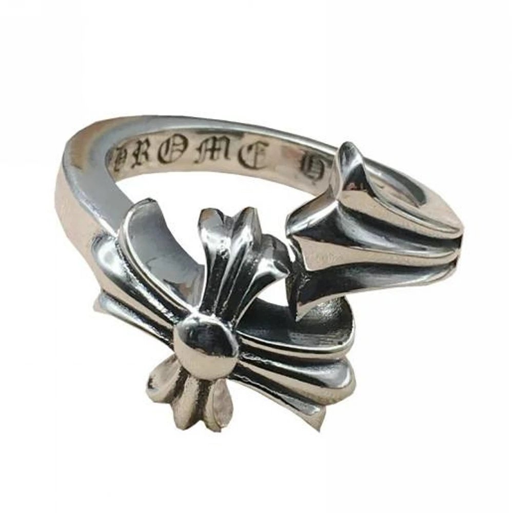 Chrome Hearts Jewelry Engraved Cross Ring image 3