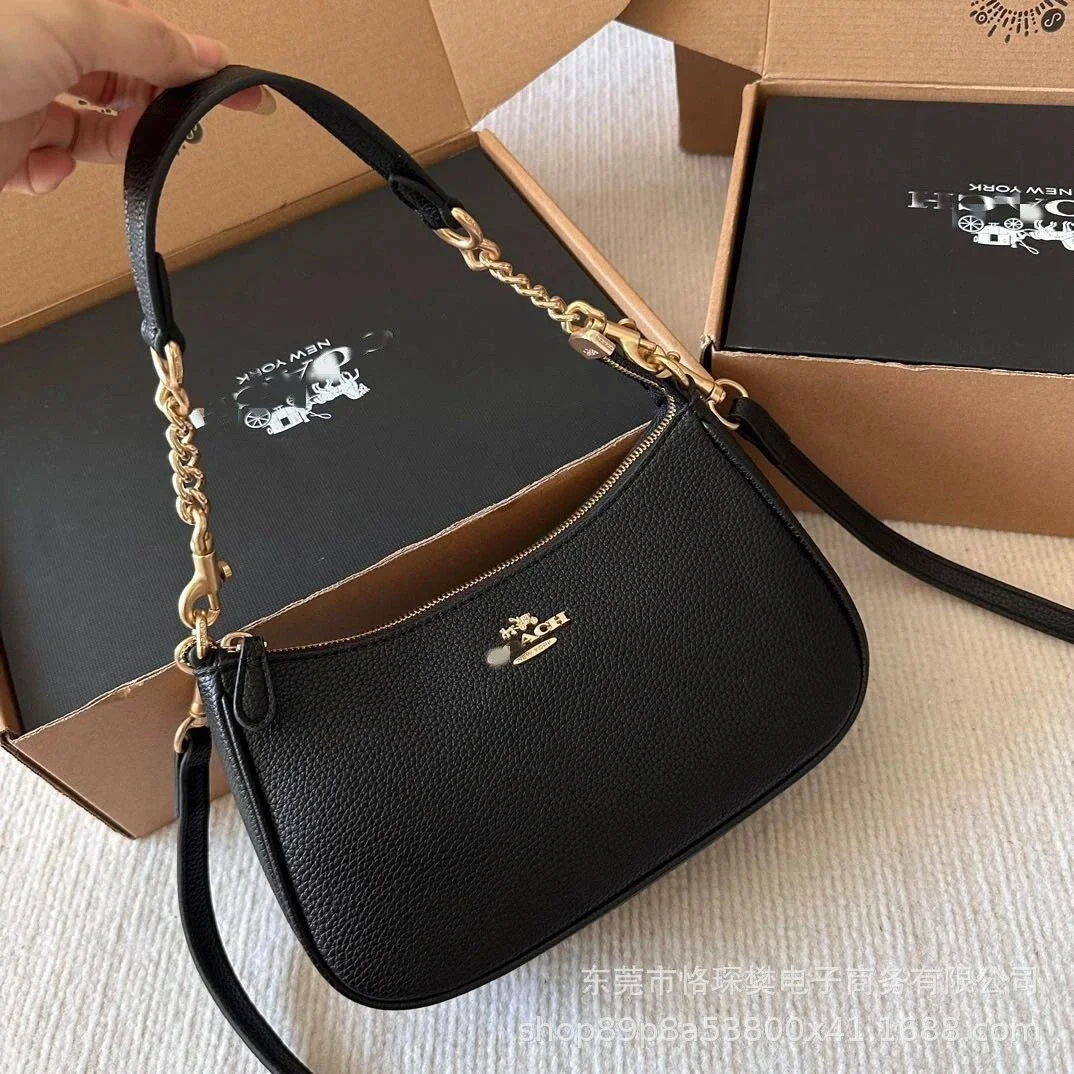 Bags Versatile High Bag Mahjong Women's Handbag Underarm Fashionable Crossbody Version Crescent Old Flower Bag Single Shoulder *No quality issues and no return without reason