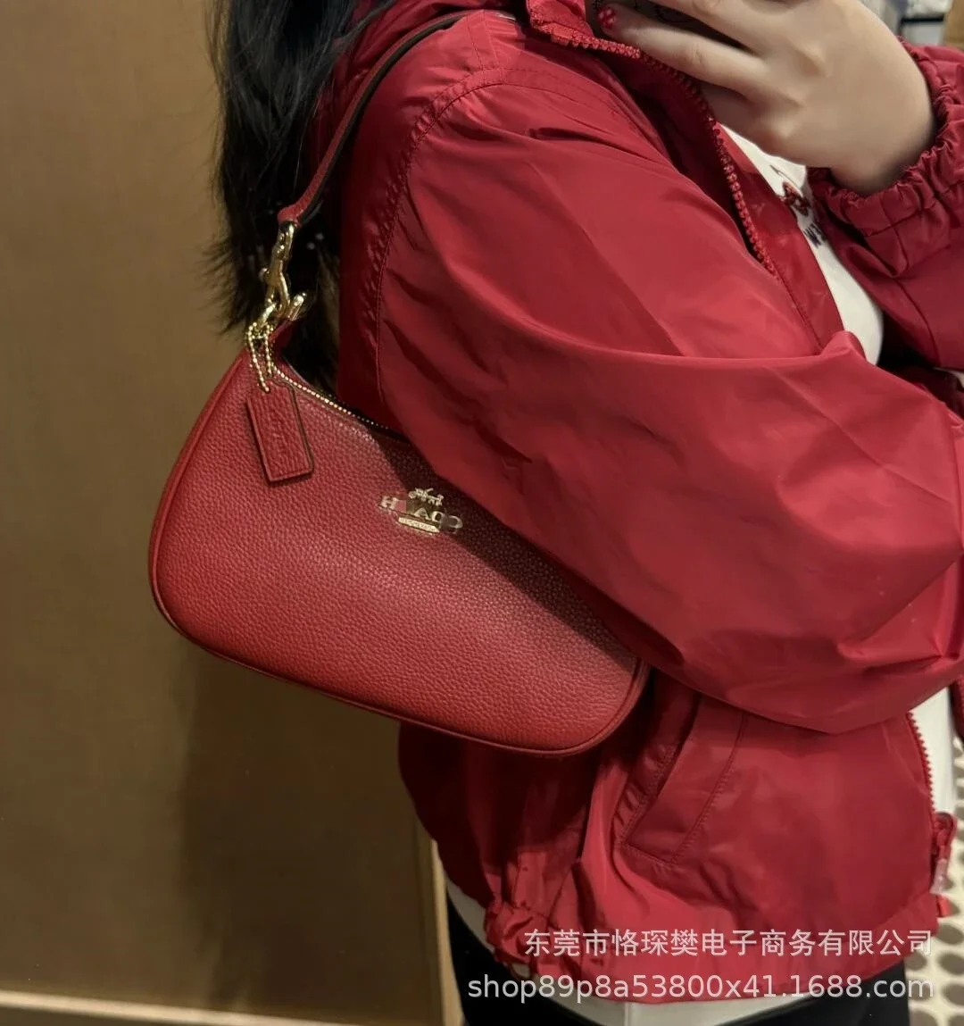 Bags Versatile High Bag Mahjong Women's Handbag Underarm Fashionable Crossbody Version Crescent Old Flower Bag Single Shoulder *No quality issues and no return without reason