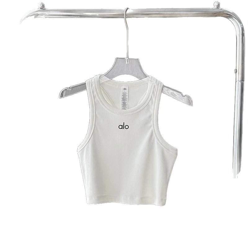 Alo Yoga Vests Ribbed cropped tank top image 5