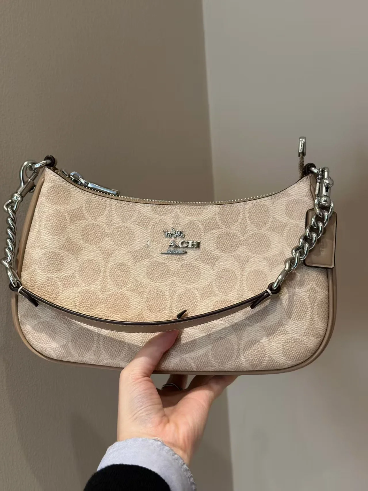 Bags Versatile High Bag Mahjong Women's Handbag Underarm Fashionable Crossbody Version Crescent Old Flower Bag Single Shoulder *No quality issues and no return without reason