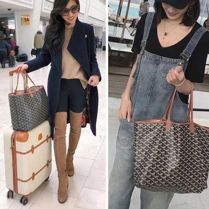 Goyard Handbags Monogram Tote Bag with Detachable Pouch image 2