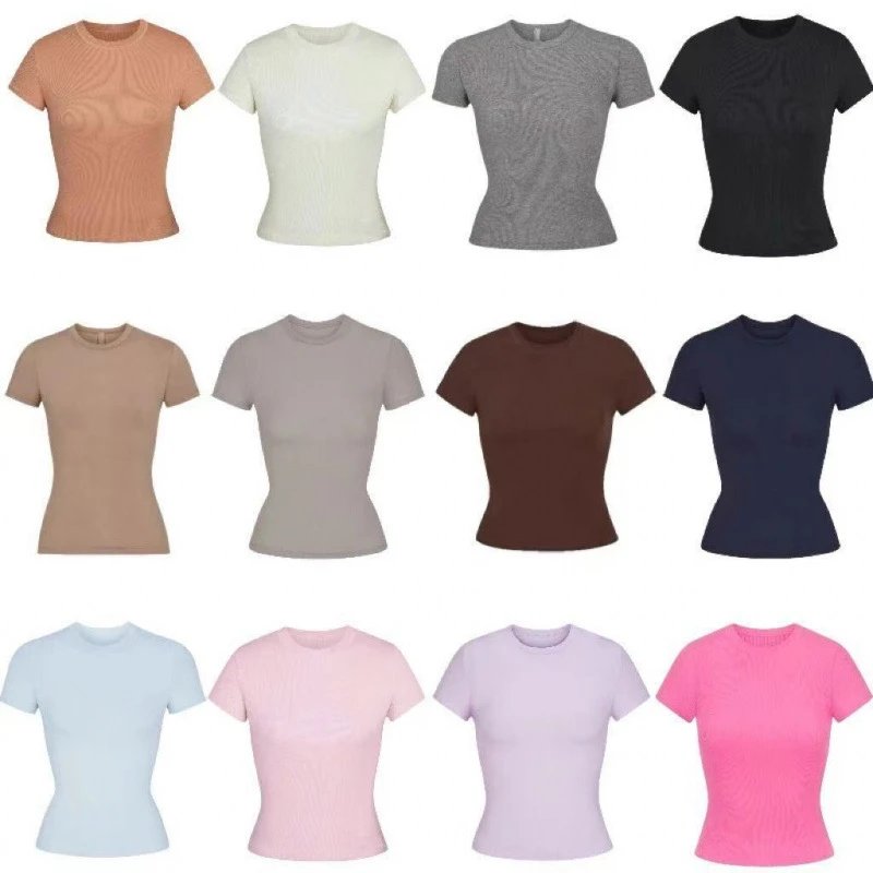 Basic Ribbed T-Shirt [15 style