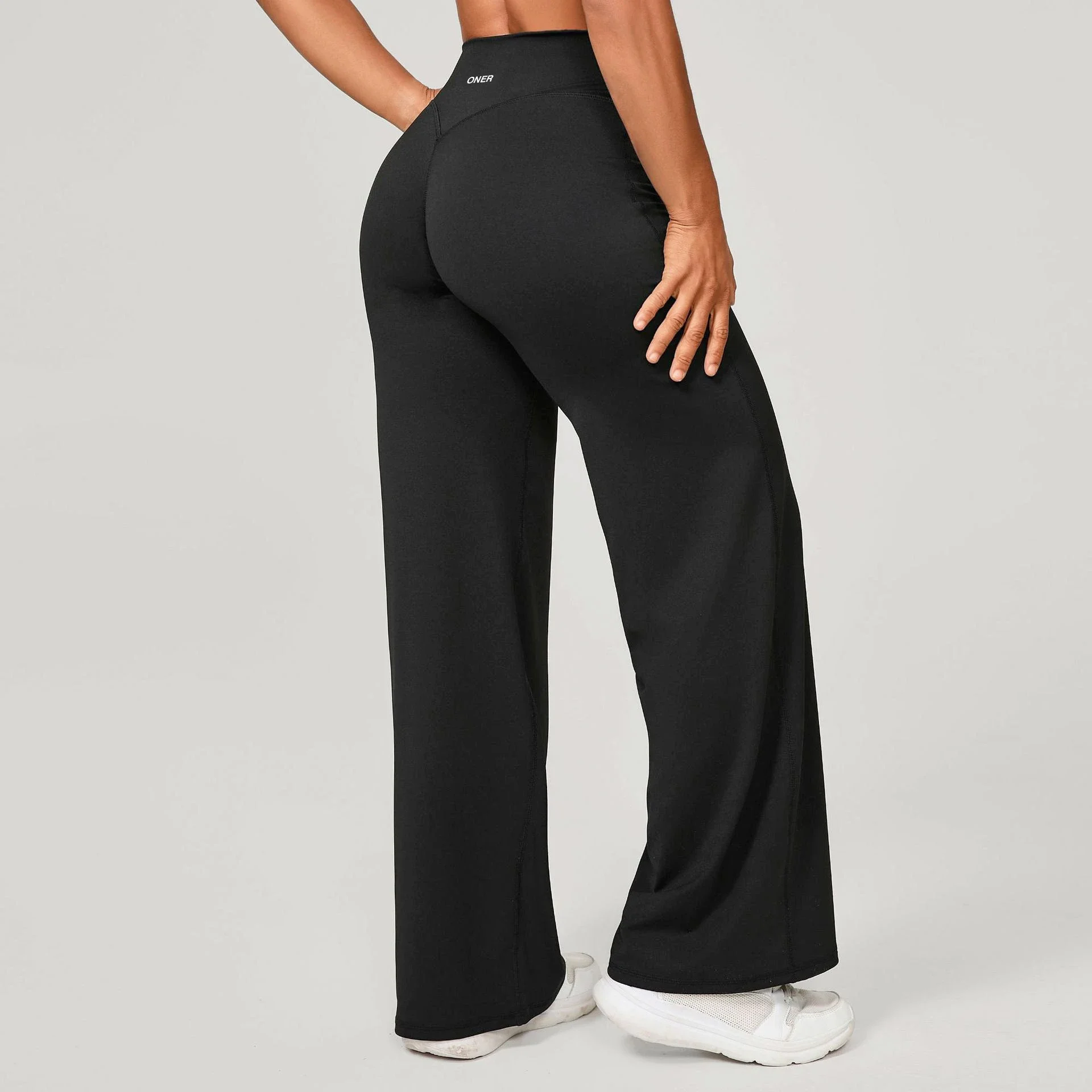 Straight, loose and soft Oner autumn and winter running Pilates fitness straight high-waisted trousers yoga wide-leg pants new style *No quality problems and no returns without reason