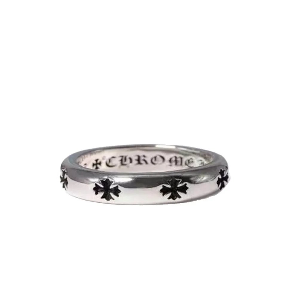Chrome Hearts Jewelry Engraved Cross Ring image 5