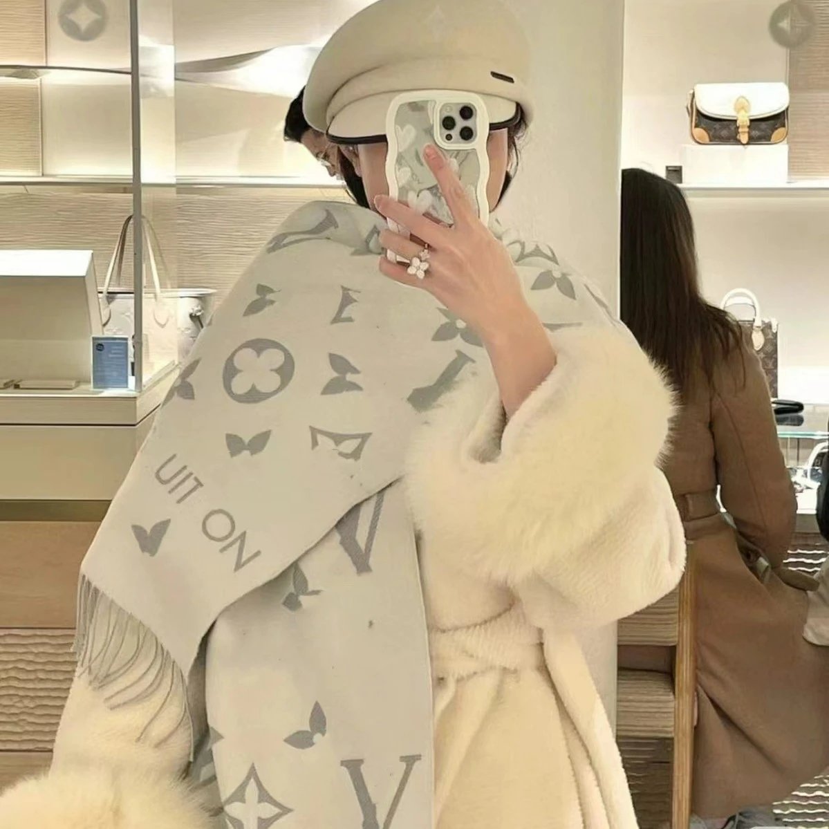 Louis Vuitton Monogram Shawl [