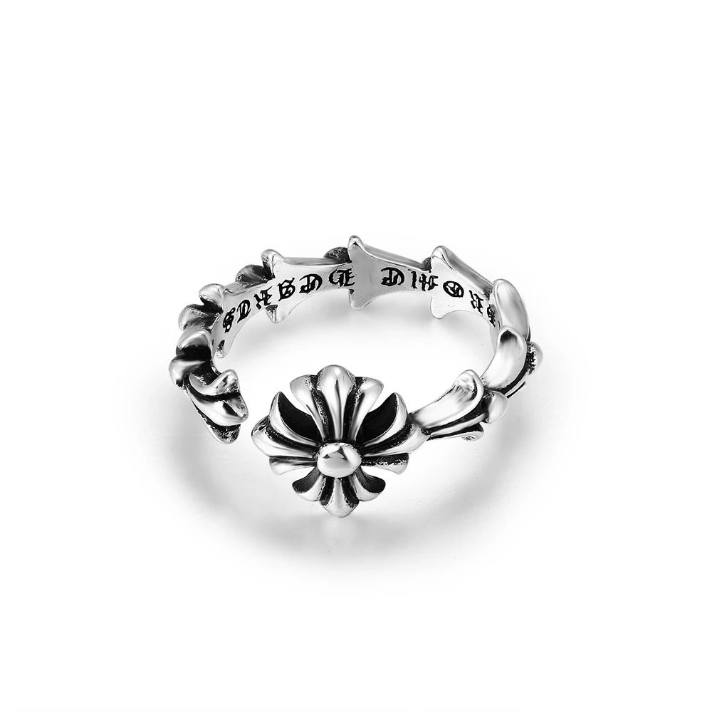 Chrome Hearts Jewelry Engraved Cross Ring image 4
