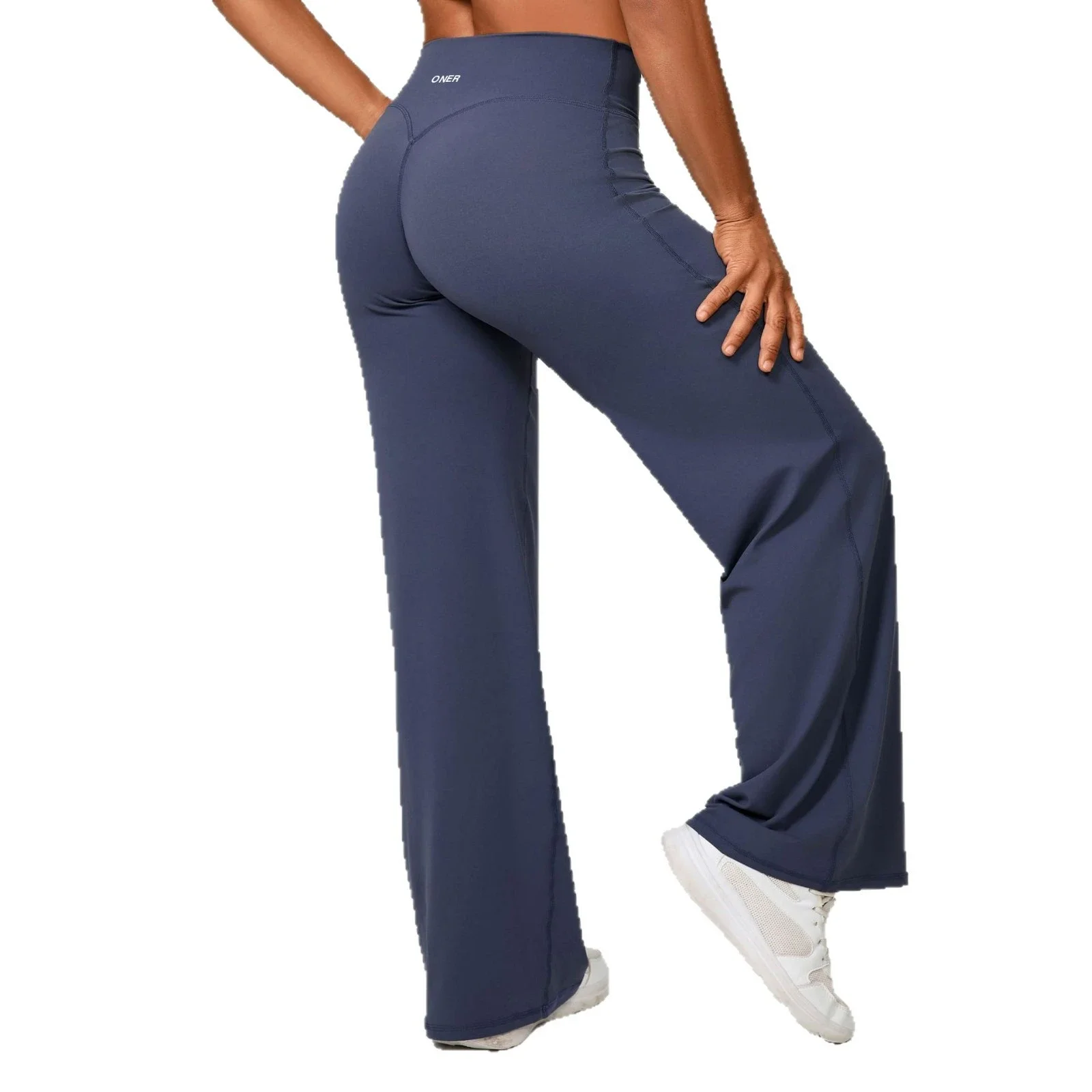 Straight, loose and soft Oner autumn and winter running Pilates fitness straight high-waisted trousers yoga wide-leg pants new style *No quality problems and no returns without reason