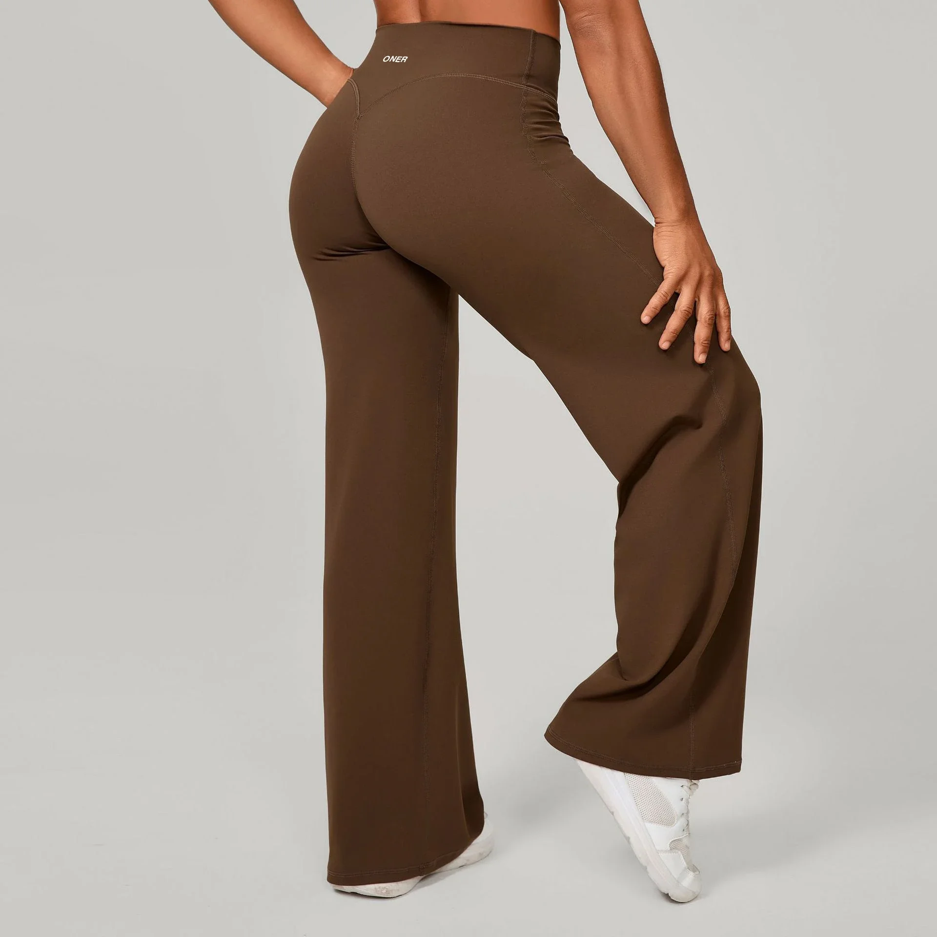 Straight, loose and soft Oner autumn and winter running Pilates fitness straight high-waisted trousers yoga wide-leg pants new style *No quality problems and no returns without reason