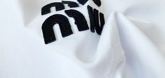 Unbranded T-Shirts Short-Sleeve Ringer T-Shirt with Embroidered Letter Motif product detail image 13
