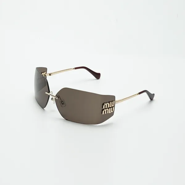 Miu Miu MMU 01V Rose Gold Mirror Sunglasses - 5