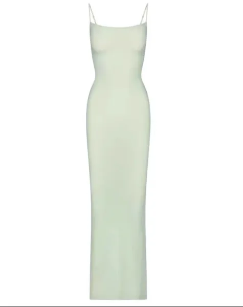 Design Slip Dress Mint Green Dress - 1