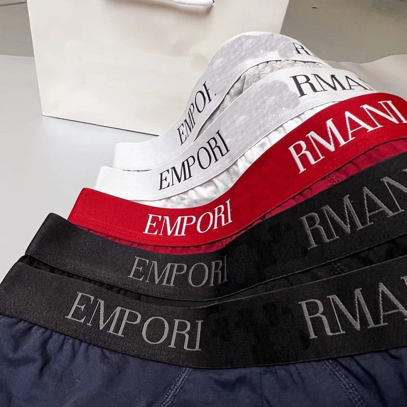 Emporio Armani Classic Red Boxer Briefs Underwear - 5