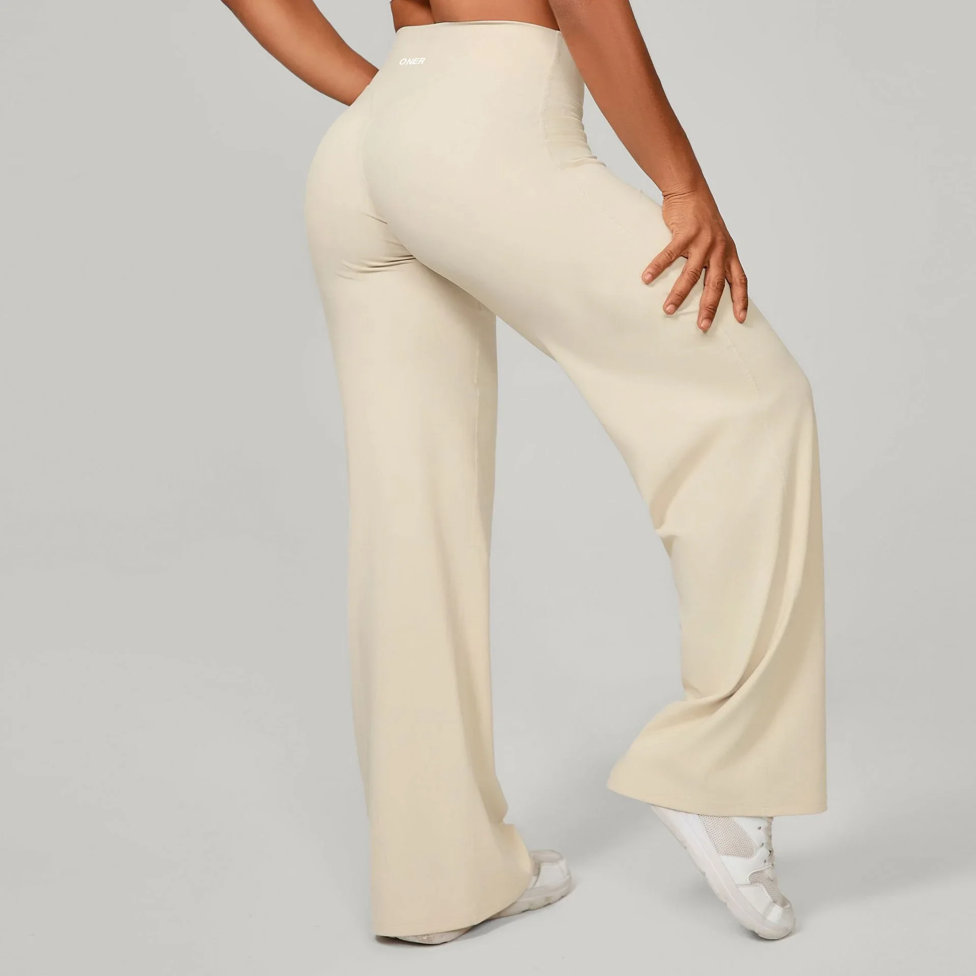 Straight, loose and soft Oner autumn and winter running Pilates fitness straight high-waisted trousers yoga wide-leg pants new style *No quality problems and no returns without reason