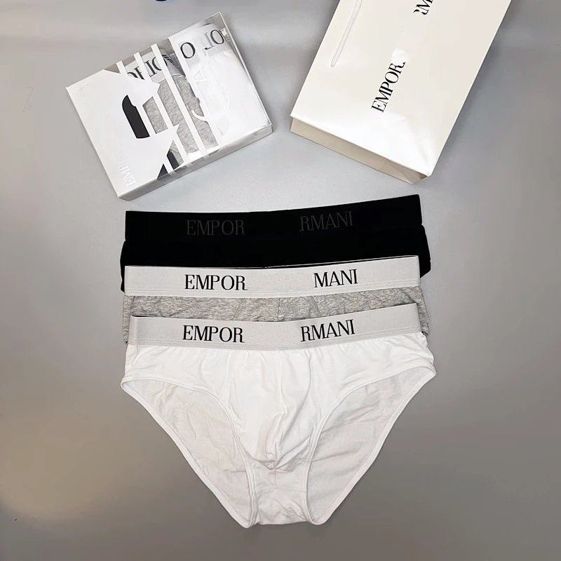 Emporio Armani Classic Red Boxer Briefs Underwear - 2