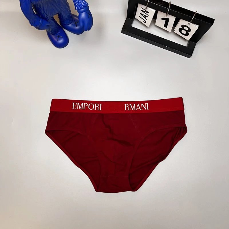 Emporio Armani Classic Red Boxer Briefs Underwear - 10
