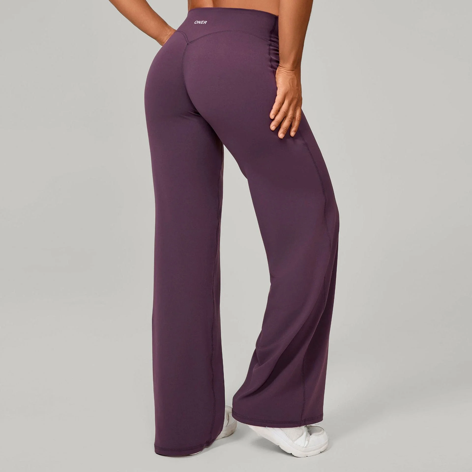 Straight, loose and soft Oner autumn and winter running Pilates fitness straight high-waisted trousers yoga wide-leg pants new style *No quality problems and no returns without reason