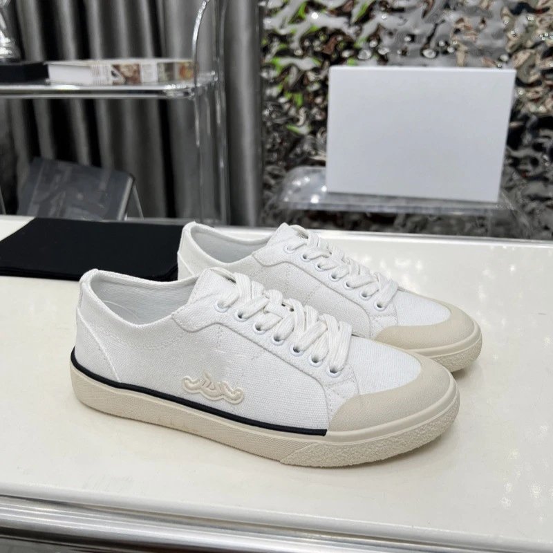White Canvas Sneakers [3 style
