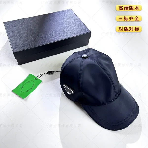 Prada Re-Nylon Baseball Cap Navy - 11