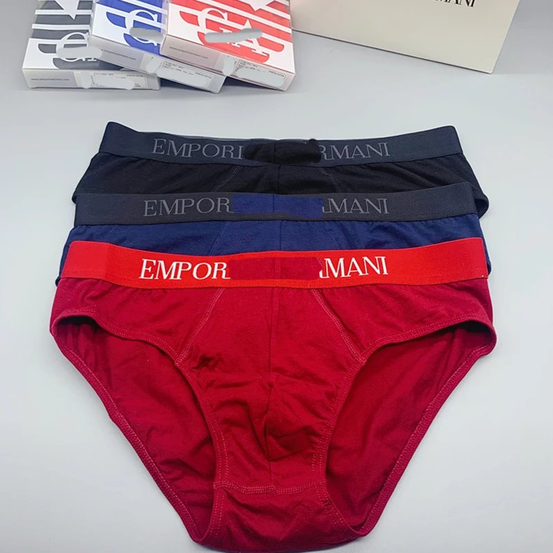 Emporio Armani Classic Red Boxer Briefs Underwear - 6