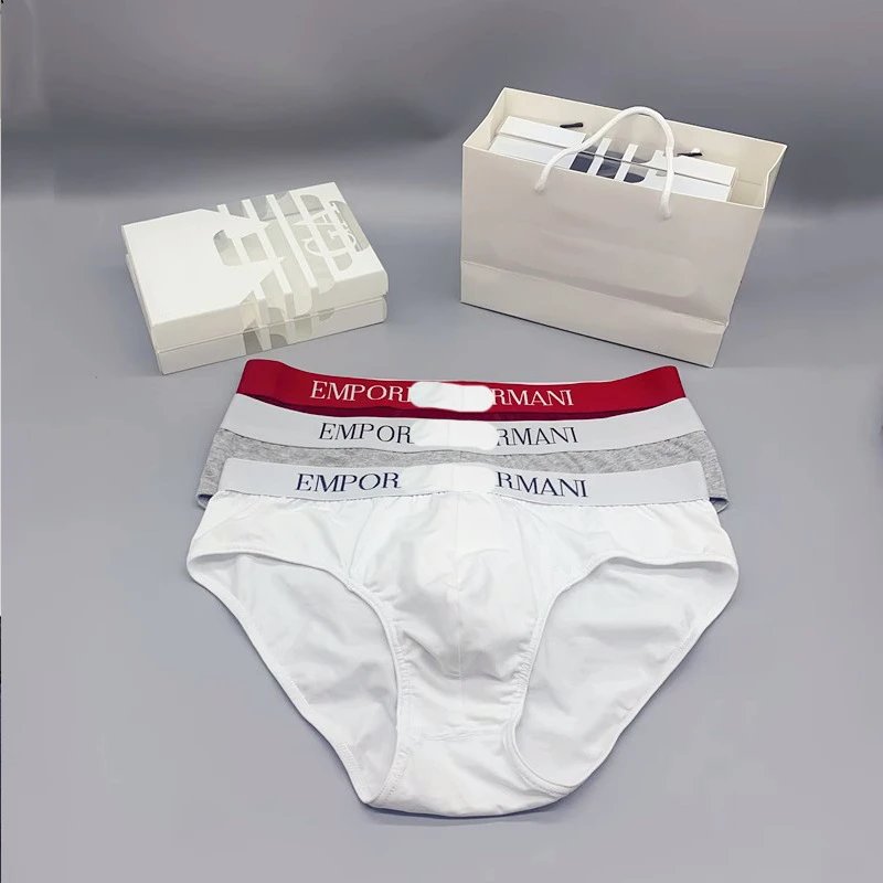 Emporio Armani Classic Red Boxer Briefs Underwear - 4
