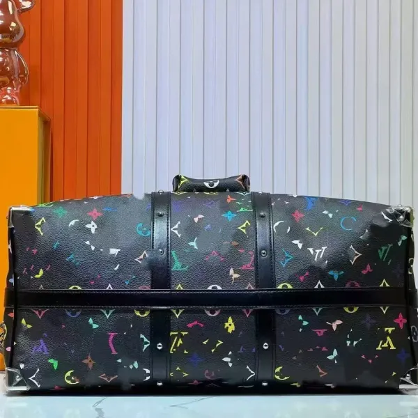 Louis Vuitton Monogram Multicolor Keepall Bandoulière 50 Duffle Bag - 4