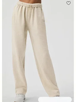 thumbnail for Trendy brand autumn and winter o drawstring guard wide-leg new versatile version of men's and women's tube pants A casual * pants high waisted pants straight and correct * no quality problems cannot be returned without reason