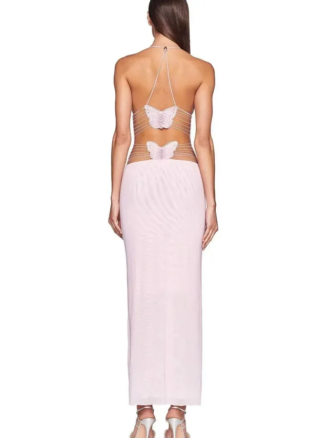 Unbranded Dresses Spaghetti-Strap V-Neck Maxi Dress product detail image 16