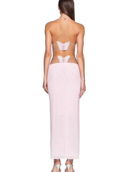 Design Black Cut-Out Slip Dress - 17