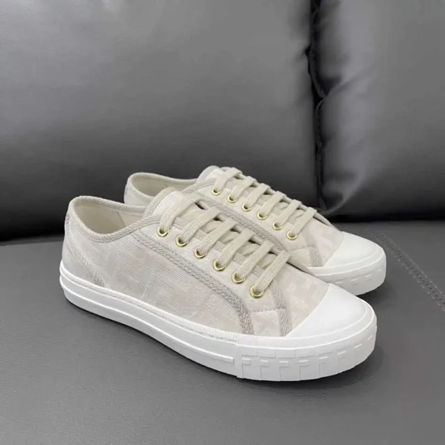 Fendi Sneakers Low-Top FF Monogram Lace-Up product detail image 8