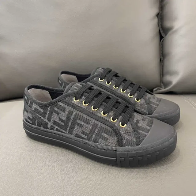 Fendi Sneakers Low-Top FF Monogram Lace-Up product detail image 14
