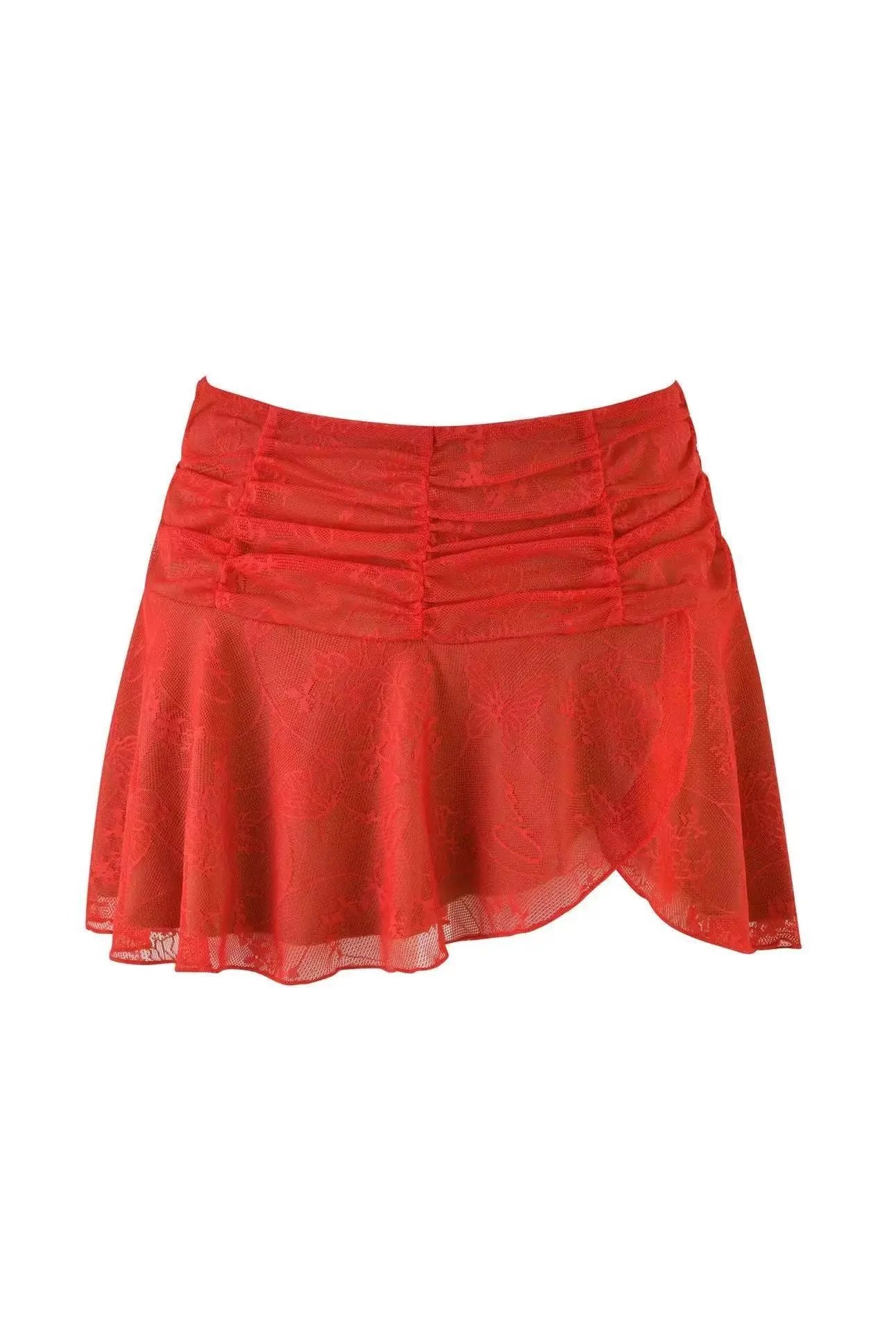 Design Lace Wrap Skirt Black - 14