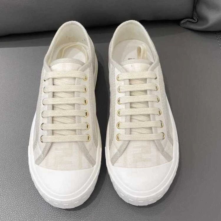 Fendi Sneakers Low-Top FF Monogram Lace-Up image 2