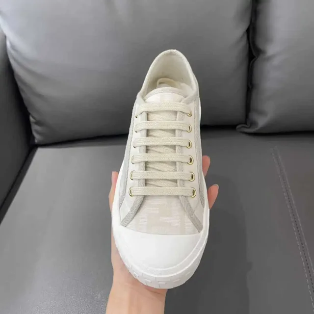 Fendi Sneakers Low-Top FF Monogram Lace-Up product detail image 12