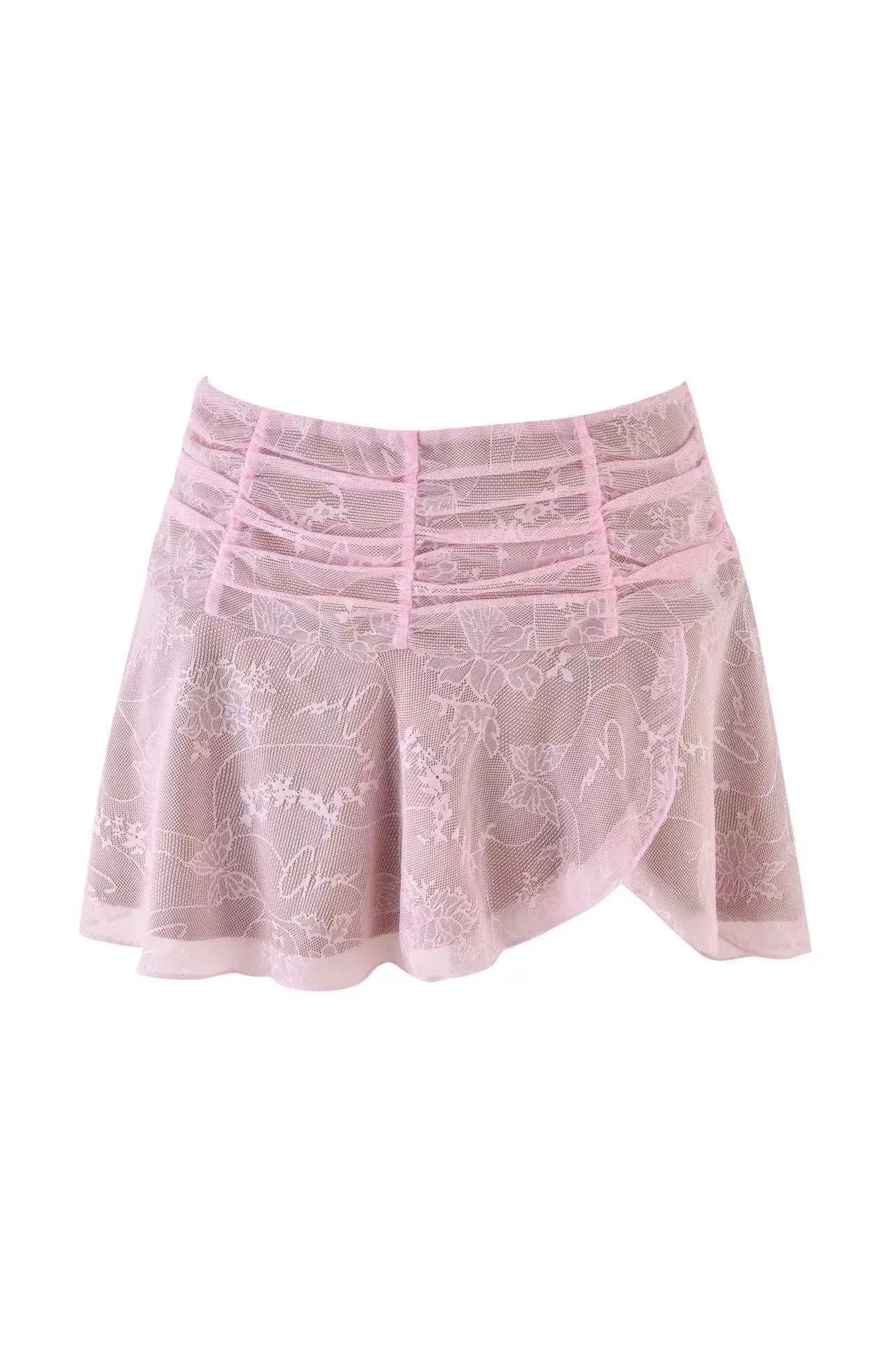 Design Lace Wrap Skirt Black - 16