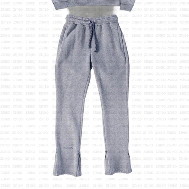 T03灰色长裤【灰印花】