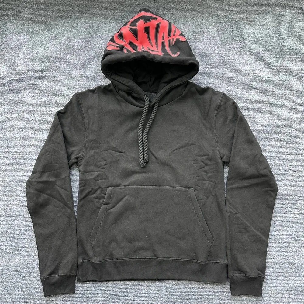 T03黑色卫衣【红印花】