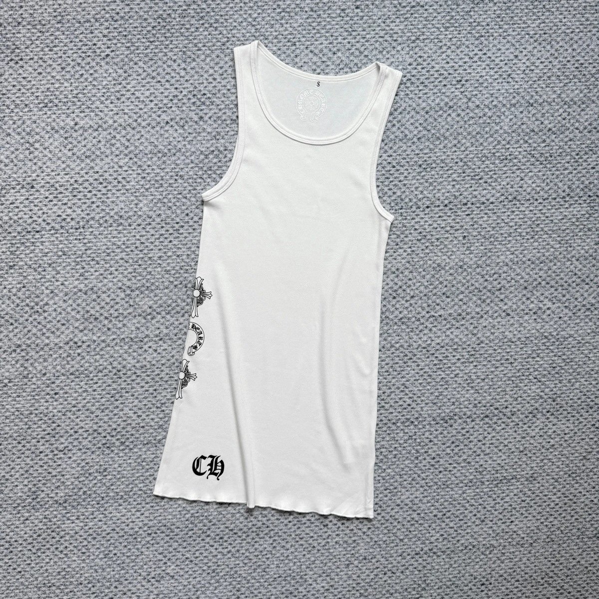 Chrome Hearts Dresses Sleeveless ribbed mini dress with graphic logo print image 2