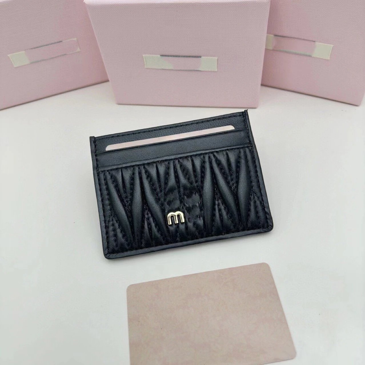 Miu Miu Quilted Card Holder [3