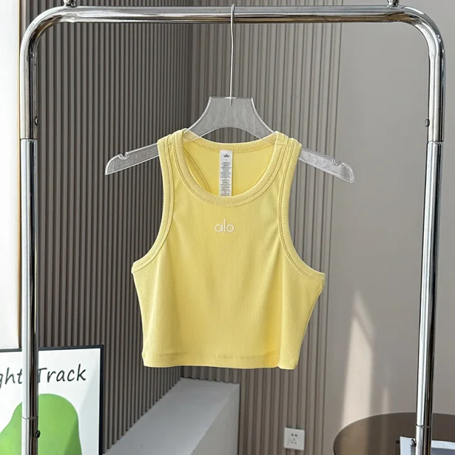 Alo Yoga Vests Ribbed cropped tank top product detail image 8