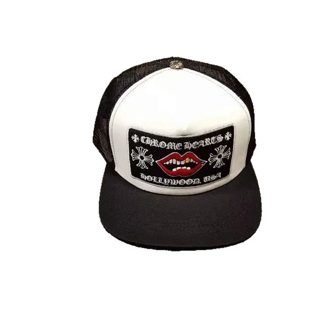 Chrome Hearts Hats Embroidered Logo Patch Mesh Trucker Cap product detail image 13