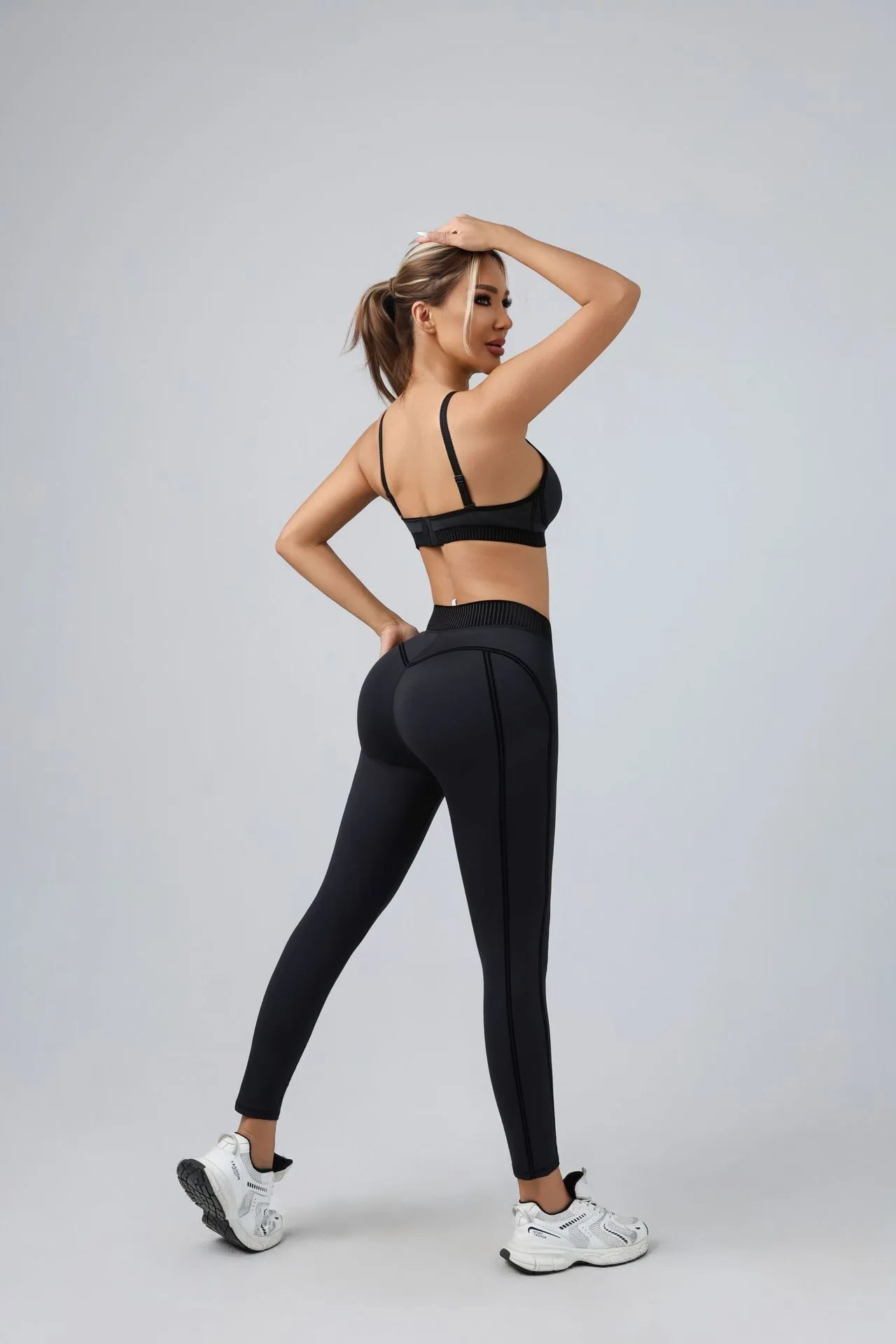 Lululemon Align High-Rise Leggings Navy Activewear Set - 8