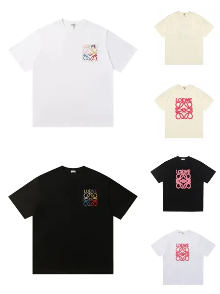 Loewe Anagram Embroidered T-Shirt White - 7