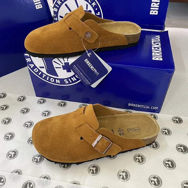 Sandals Baotou Fishing Slippers Cork Shoes Outerwear Half Shoes Cowhide Summer Mens and Womens Thick Sole Genuine Leather *No quality issues and cannot be returned without reason(pic4) Sandals Baotou Fishing Slippers Cork Shoes Outerwear Half Shoes Cowhide Summer Men's and Women's Thick Sole Genuine Leather *No quality issues and cannot be returned without reason