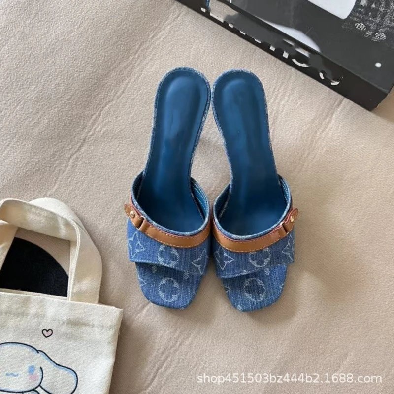Denim Monogram Mules [7 styles