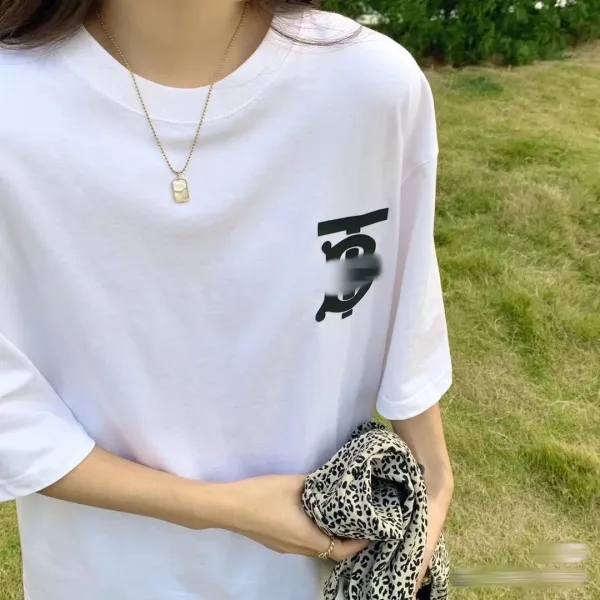 Burberry Motion Print T-Shirt White - 4